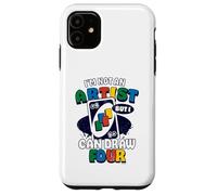 Carcasa para iPhone 11 Uno - No Soy un Artista Pero Puedo Dibujar Cuatro