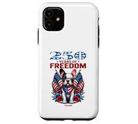 Carcasa para iPhone 11 USA 250th Anniversary Celebra Cool Patriotic Boxer Puppy