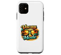Carcasa para iPhone 11 Vacay Mode Beach Sunset Sunglasses Tropical Graphic Vibes