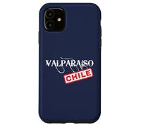 Carcasa para iPhone 11 Valparaiso Chile Arte Vintage - Recuerdo de Viaje Sudamérica