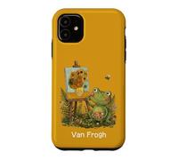 Carcasa para iPhone 11 Van Gogh Funny Art Juego de Palabras con diseño de Girasoles