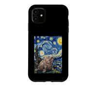 Carcasa para iPhone 11 Van Gogh Starry Night Blob Fish Pintura Arte