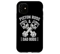 Carcasa para iPhone 11 Varillas de pistón y papá Bods Diesel Car Mechanic Garage Auto