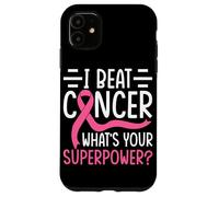 Carcasa para iPhone 11 Vencí al cáncer ¿Cuál es tu Superpoder?