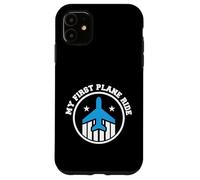 Carcasa para iPhone 11 Viaje de Vacaciones My First Airplane Ride Traveler Souvenir
