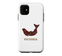 Carcasa para iPhone 11 Victoria Columbia Británica Pescador Nativo Salmón BC Canadá