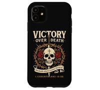 Carcasa para iPhone 11 Victoria sobre la Muerte 1 Corintios 15:55 Oscuro Christian Gothic