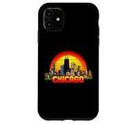Carcasa para iPhone 11 Videoarcade Retro de 8 bits de Chicago, Estilo Gamer, Juegos de los 80