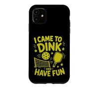 Carcasa para iPhone 11 Vine A Dink Y Me Divierto Pickleball Paddle Sports