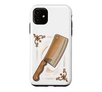 Carcasa para iPhone 11 Vintage Butcher Cleaver Meat Cutter Retro Shop