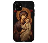 Carcasa para iPhone 11 Virgen María Theotokos Icono Cristiano Ortodoxo Estética