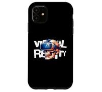 Carcasa para iPhone 11 Virtual Reality Skull VR Gamer Futuristic Art