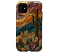 Carcasa para iPhone 11 Vitral Cactus Artful Trendy