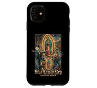Carcasa para iPhone 11 Viva Cristo Rey Guadalupe Cristeros Católicos