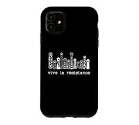 Carcasa para iPhone 11 Vive La Resistance Protest Sign,Resist Cat Paw Womens Rights