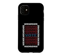 Carcasa para iPhone 11 Vote Red White Blue Retro Voter Voting Election 2026