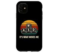 Carcasa para iPhone 11 WASD es lo Que me Mueve Divertido PC Gamer Teclado MMO FPS