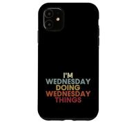 Carcasa para iPhone 11 Wednesday Name Wednesday Personalized Name First Given