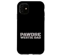 Carcasa para iPhone 11 Westie Dad Dog Lover West Highland Terrier
