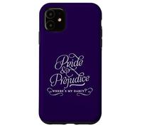 Carcasa para iPhone 11 "Where's My Darcy? Jane Austen/Orgullo y prejuicio