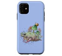 Carcasa para iPhone 11 Womens Girls Cottagecore Magical Frog Toad Snail Goblincore