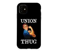 Carcasa para iPhone 11 Womens Girls Rosie The Riveter Pro Union Thug
