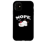 Carcasa para iPhone 11 Womens Kids Boys Funny Hen Kawaii Nope Chicken Lover