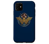 Carcasa para iPhone 11 Wonder Woman Movie Power Stance and Emblem