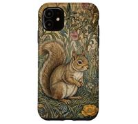 Carcasa para iPhone 11 Woodland Squirrel Cottagecore Estilo Libro de Cuentos
