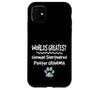 Carcasa para iPhone 11 Worlds Greatest German Puntero de Pelo Corto Abuela Perro Pata