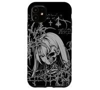 Carcasa para iPhone 11 Y2K Grunge Anime Goth Alt Sigilism Japanese Zombie Graphic