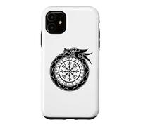Carcasa para iPhone 11 Yelmo nórdico de Ouroboros del asombro