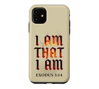 Carcasa para iPhone 11 Yo Soy el Que Soy | Éxodo 3:14 Biblia Fe Auto Realización