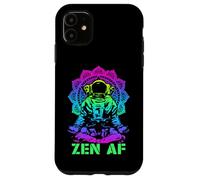 Carcasa para iPhone 11 Yoga Astronauta Zen AF Divertido Mandala Meditación Lotus Pose