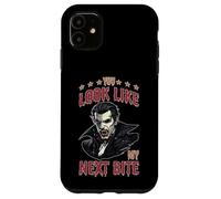 Carcasa para iPhone 11 You Look Like My Next Bite Vampire Flirt Party -
