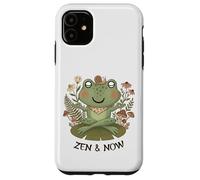 Carcasa para iPhone 11 Zen Cottagecore Rana Meditación Yoga Mindfulness Estética