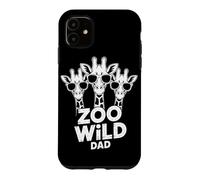 Carcasa para iPhone 11 Zoo Wild Dad Safari Vida Silvestre Familia Animal Viaje a Juego
