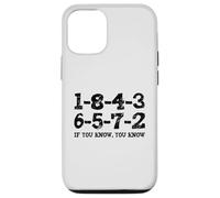 Carcasa para iPhone 12/12 Pro 1-8-4-3-6-5-7-2 Si Sabe 18436572 Orden de despido Big Block