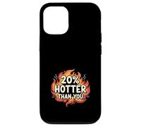 Carcasa para iPhone 12/12 Pro 20% Hotter Than You Llamas Divertido Sarcástico