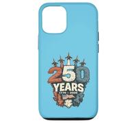 Carcasa para iPhone 12/12 Pro 250 años 1776-2026 USA Independence Day Jet Flyover Epic