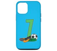 Carcasa para iPhone 12/12 Pro 7. Cumpleaños Fútbol Jugador De Fútbol 7 Años GOL Deportes