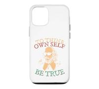Carcasa para iPhone 12/12 Pro A tu Propio yo sé Verdadero. Shakespeare en Gafas de Sol Hamlet