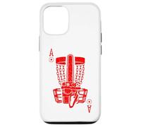 Carcasa para iPhone 12/12 Pro Ace Disc Golf Player Hole In One - Tarjeta Divertida para Motosierra