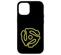 Carcasa para iPhone 12/12 Pro Adaptador de Disco Vintage de 45 RPM con Eje de música de Vinilo Retro