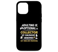 Carcasa para iPhone 12/12 Pro Adulting is Optional Funny Collector Infancia Kidults