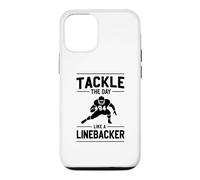 Carcasa para iPhone 12/12 Pro Afronta el día como un Jugador de fútbol Americano Linebacker