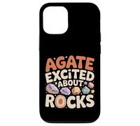Carcasa para iPhone 12/12 Pro Agate Excited About Rocks Nerd de geología de Rocas -