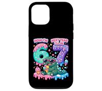 Carcasa para iPhone 12/12 Pro Ahora Tengo 6 El próximo año seré 7 Kaiju Ice Cream 67 Meme Bday