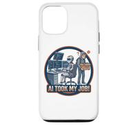 Carcasa para iPhone 12/12 Pro AI tomó mi Trabajo Programador Divertido Robot Humor