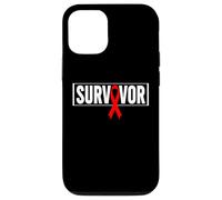 Carcasa para iPhone 12/12 Pro Aids Survivor VIH Red Ribbon Aids Warrior - Día Mundial del SIDA